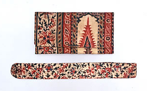 インド更紗懐中たばこ入れ