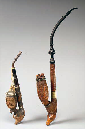 中央ヨーロッパのパイプ