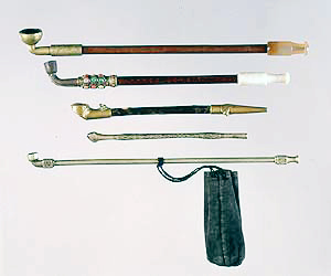 東アジアの喫煙具