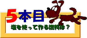 5本目：塩を使って作る燃料は？