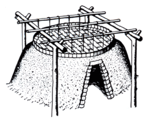 練鉄製の鉄釜