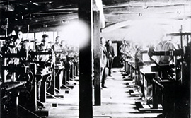 動力を導入したたばこ工場（明治38年）