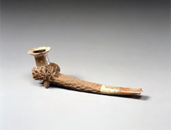 メキシコ西部地方の土製パイプ