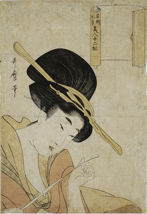 Meisho Fukei Bijin juniso(Kitagawa Utamaro)