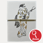 "Kawari-e" Ukiyo-e that changes its picture when folded.