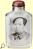 毛沢東・鄧小平肖像内画鼻煙壺