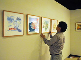 展示位置を記した図面