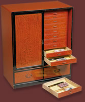 たばこ入れ収納用からくり箪笥