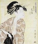 当時全盛似顔揃 扇屋内 花扇