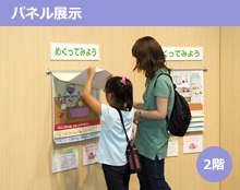 パネル展示 2階