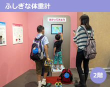 ふしぎな体重計 2階