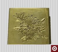 「枝菊図はばき」