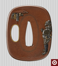 「節分追儺図鐔」