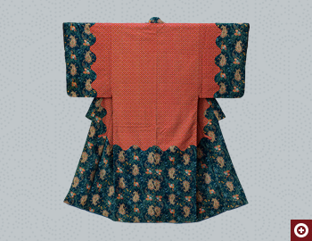 更紗天鵞絨縁取下着