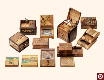 寄木細工・木象嵌 シガレットケース各種/箱根
