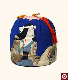 「きりばめ細工」の袋物 「一谷嫩（ふたば）軍記」