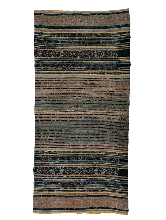 腰衣（晴着）レンバタ島ラマレラ村1310×700mm　木綿／絣／藍・茜・ウコン　1980年頃