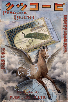 村井兄弟商会「ピーコック」原画（明治30年代）