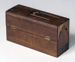 桑駕篭用手付きたばこ盆