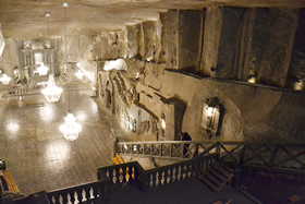 世界遺産・ヴィエリチカ岩塩坑。