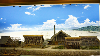 「瀬戸内海の入浜式塩田」ジオラマ