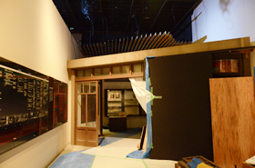 ひさしも店名看板も外され、お店も撤去されました。