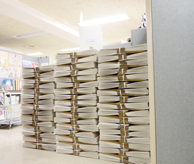 引っ越しの荷物を入れる段ボールが届きました。