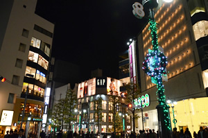 イルミネーションが特別きれいでした。