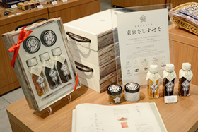 「東京さしすせそ」というネーミングの調味料セット。